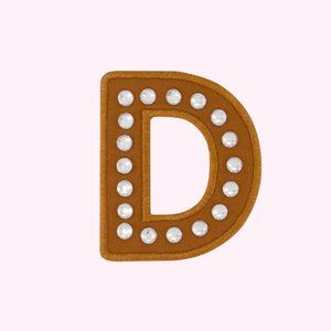 Stoney Clover Lane - NWT - Camel Rhinestone Letter Patch